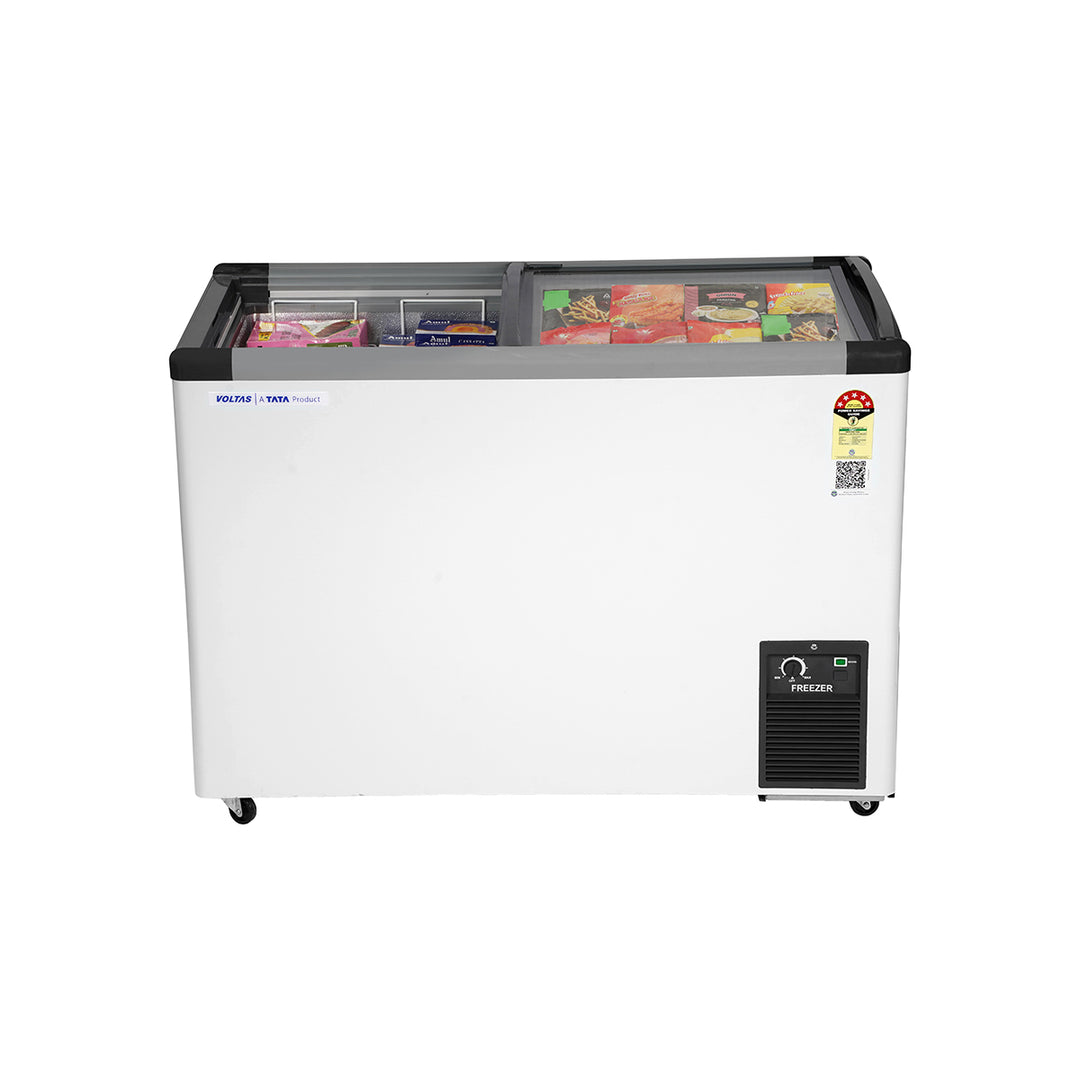 Voltas Flat Glass Top Freezers - 275 Liters, 5 Star