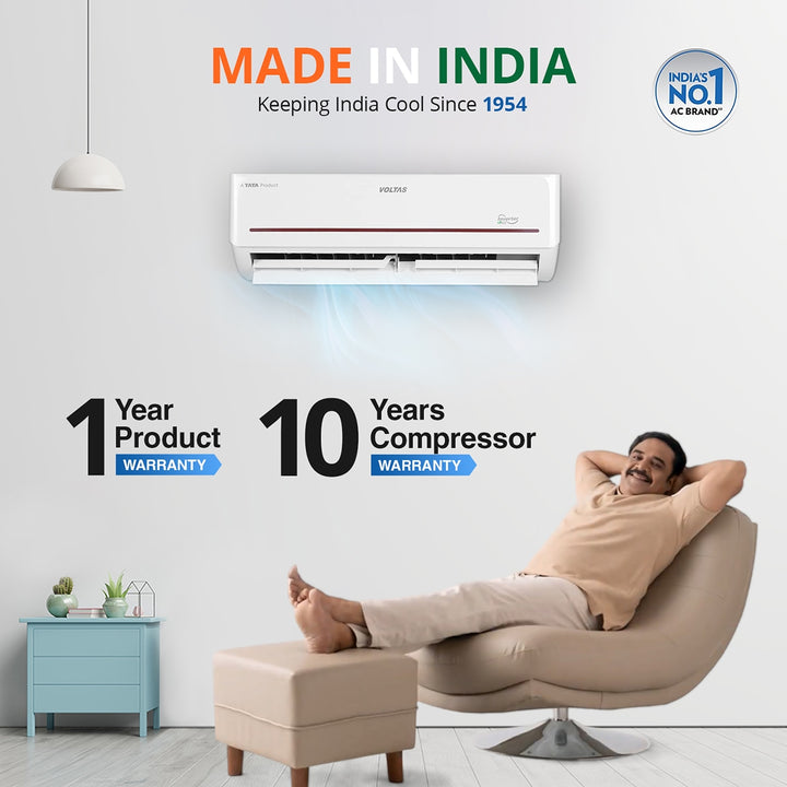 Voltas Fixed Speed Split AC, 1.5 Ton, 3 star - 183 Vectra Prism