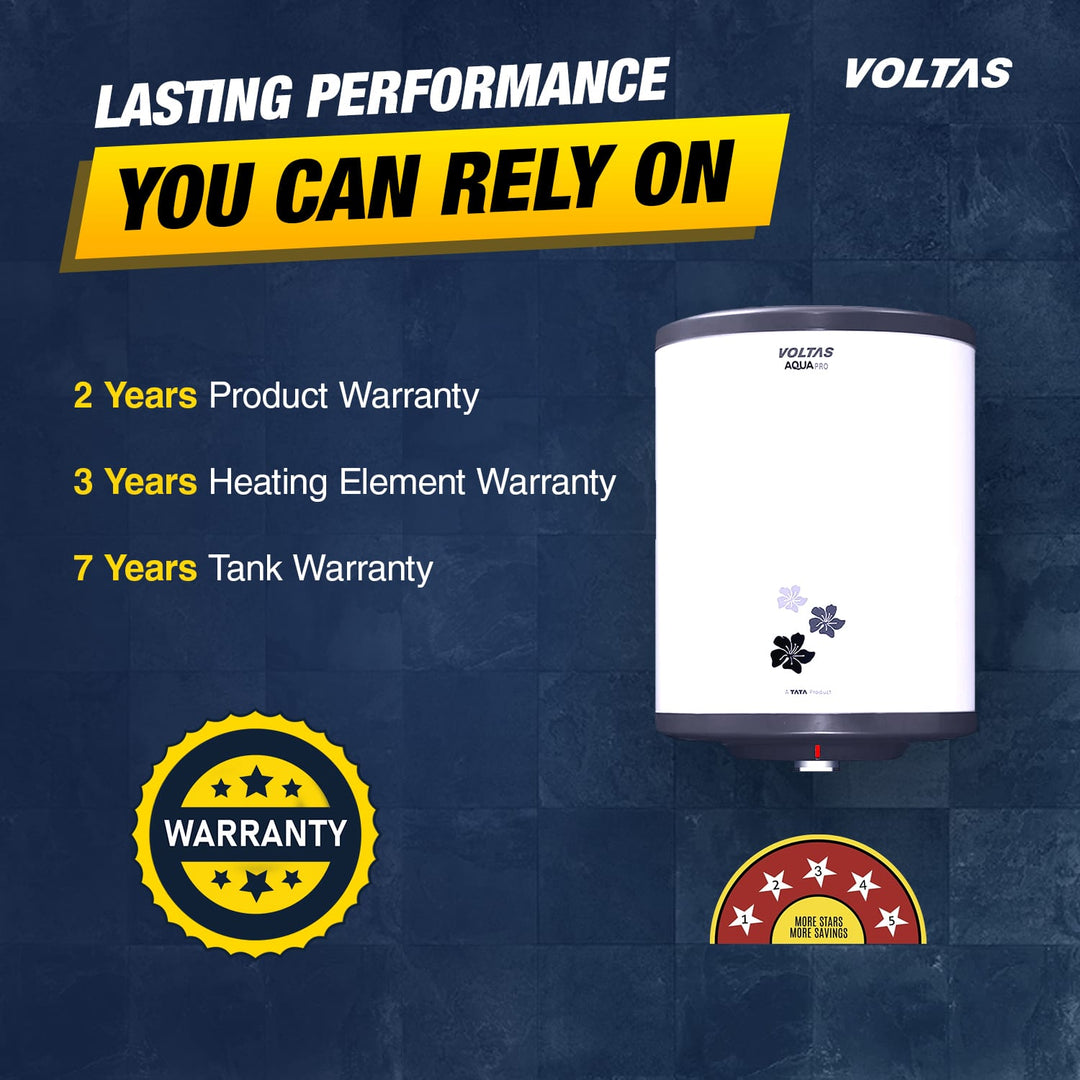 Voltas Aqua Pro Water Heater - 15 L (2000 W)