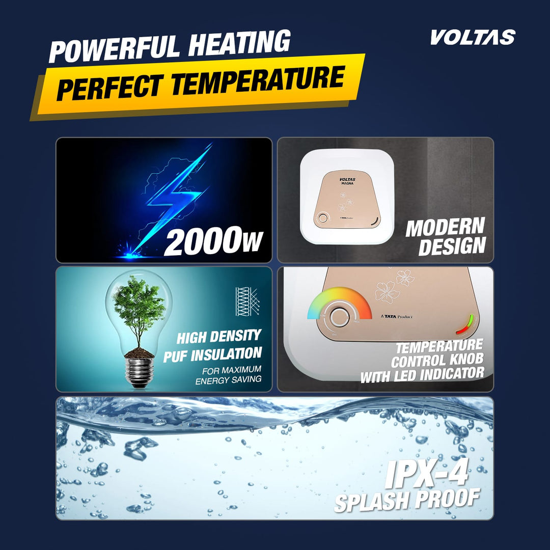 Voltas Magna Water Heater - 25 L (2000 W)