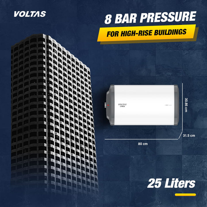 Voltas Linea 3 Star Water Heater - 25L (2000W)