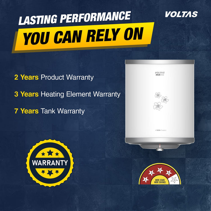 Voltas Aqua Prime 4 Star Water Heater - 15L (2000 W)