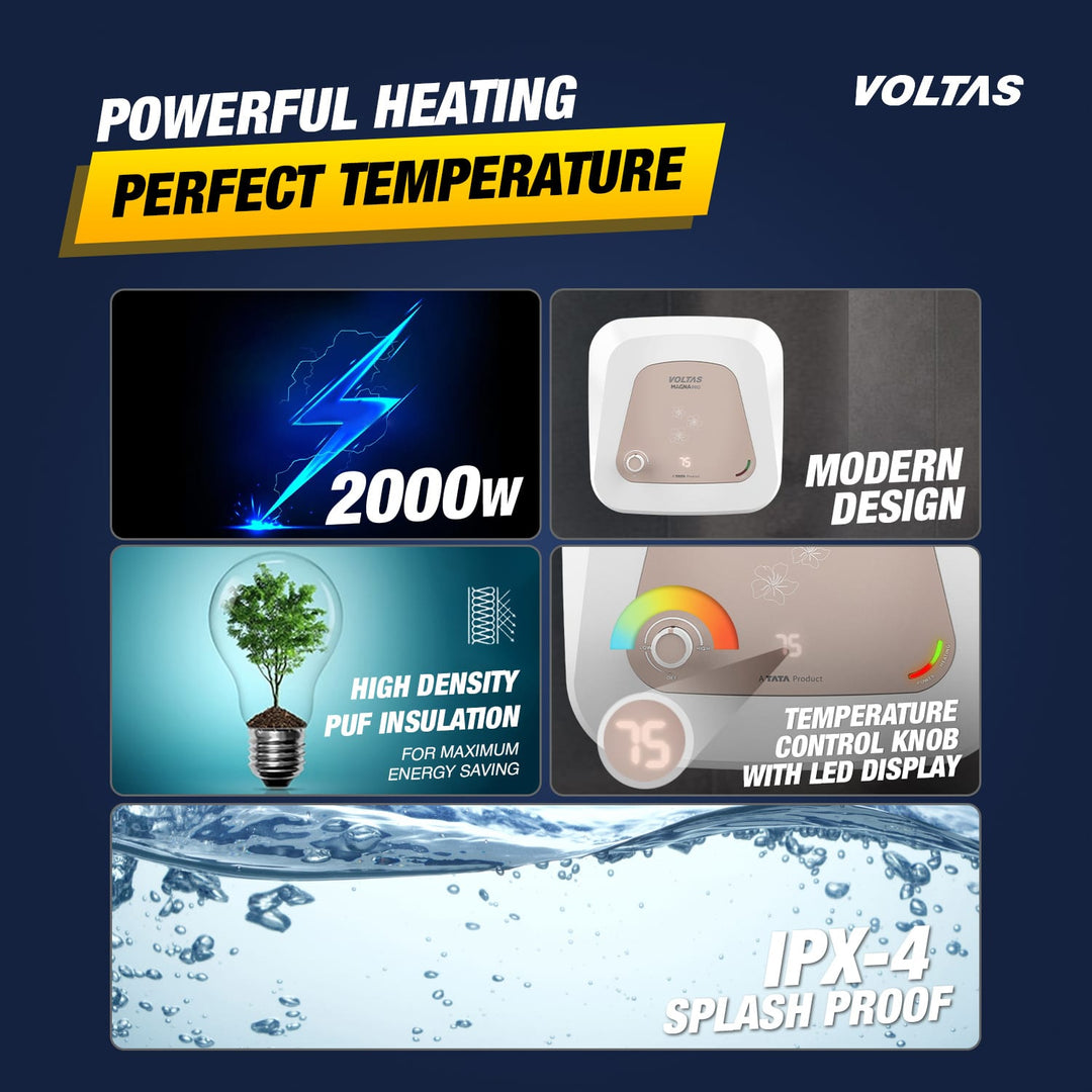 Voltas Magna PRO 5 Star Water Heater - 15L (2000 W)