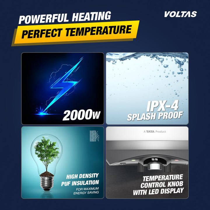 Voltas Ultimo Pro 5 Star Water Heater - 10L (2000 W)