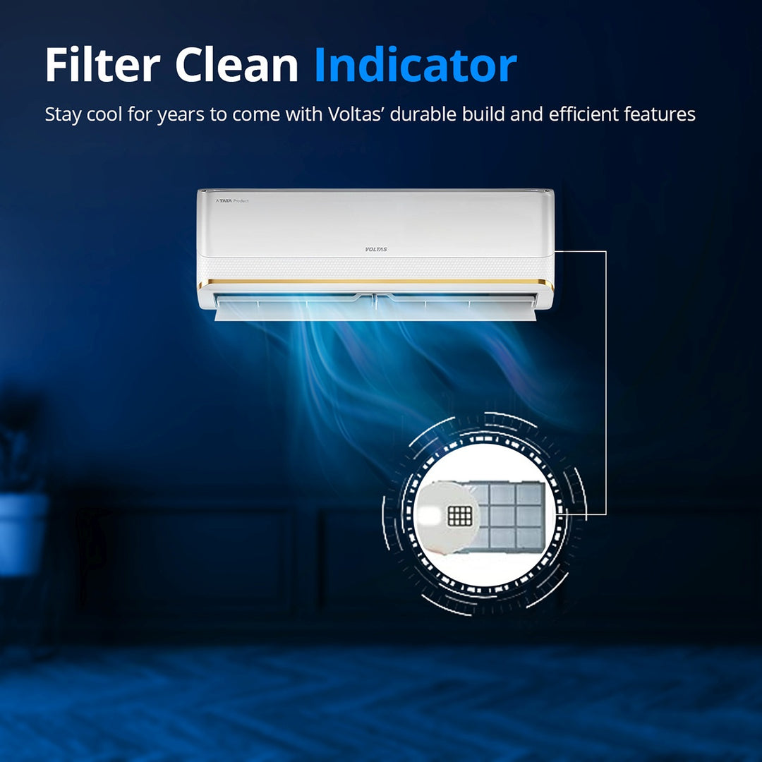 Voltas SmartAir Inverter AC, 1.5 Ton, 3 star - 183V Zephyr Gold