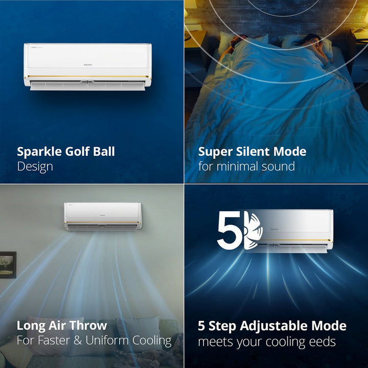 Voltas SmartAir Inverter AC, 1.5 Ton, 3 star - 183V Zephyr Gold