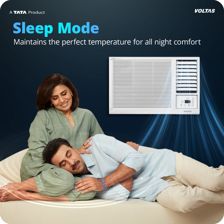 Voltas Window Air Conditioner, 1 Ton 2 Star - 122FS Platina-1