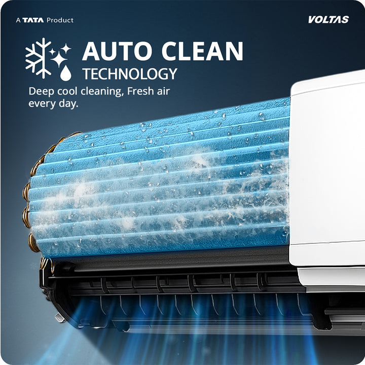Voltas Split Air Conditioner, 1.5 Ton, 2 Star - 182FS Prism Floral