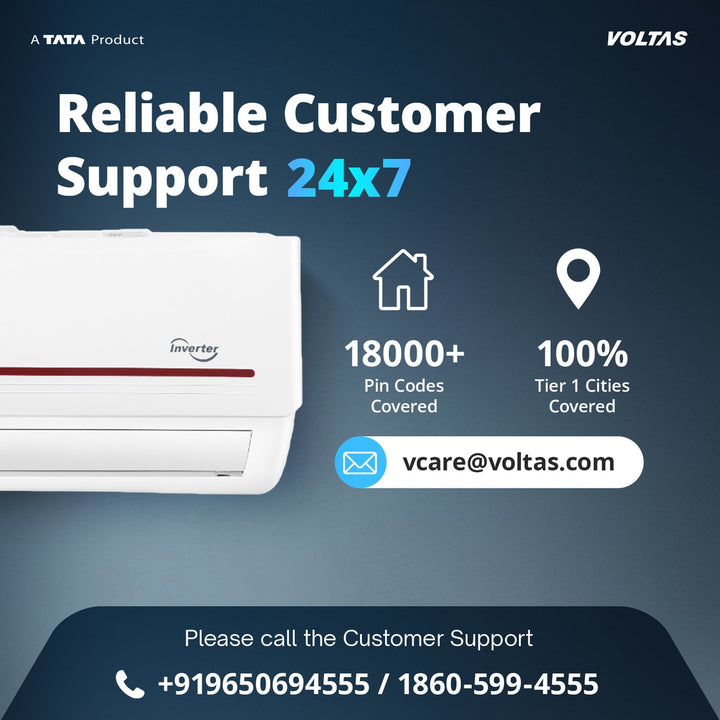 Voltas Split Air Conditioner, 1.5 Ton, 2 Star - 182FS Prism