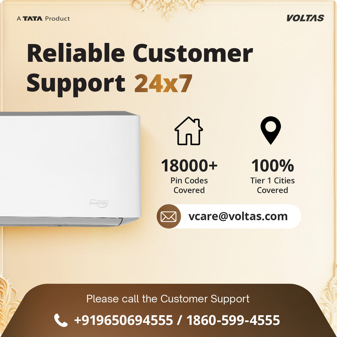 Voltas Split Air Conditioner, 1.5 Ton, 3 Star - 183FS Venus Luxe