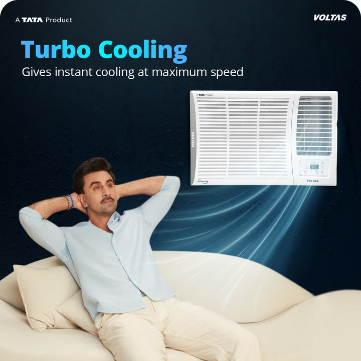 Voltas Window Air Conditioner, 1.5 Ton 3 Star - 183INV Elite