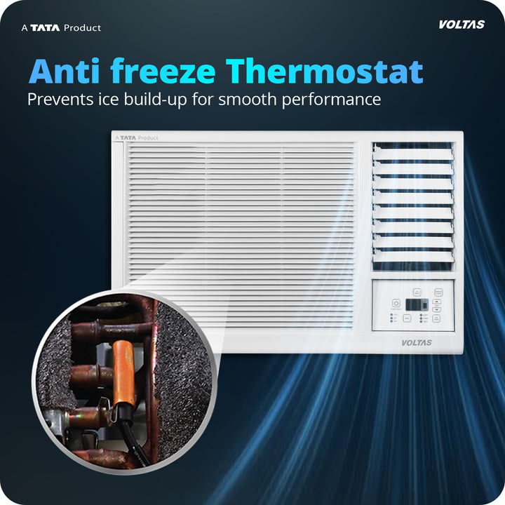 Voltas Window Air Conditioner, 1 Ton 2 Star - 122FS Platina-1