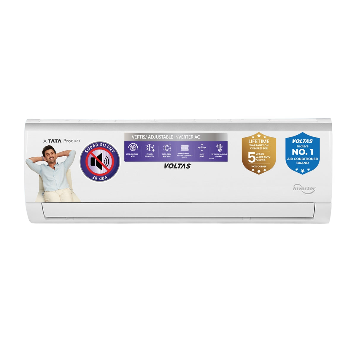 Voltas 185V Vertis Elite 1.5 Ton 5-Star Inverter AC