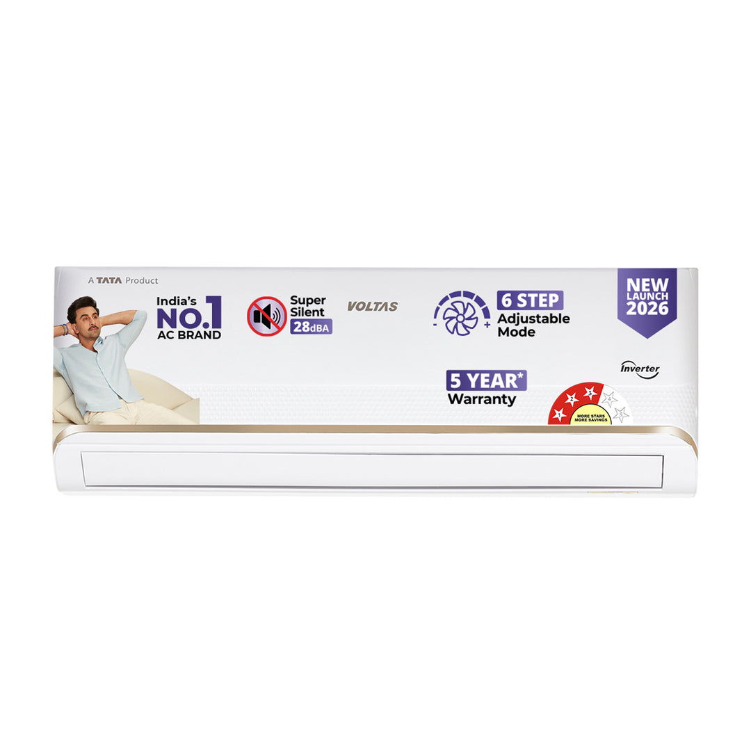 Voltas Split Air Conditioner, 1.5 Ton 3 Star - 183INV Vertis Zephyr Gold-1