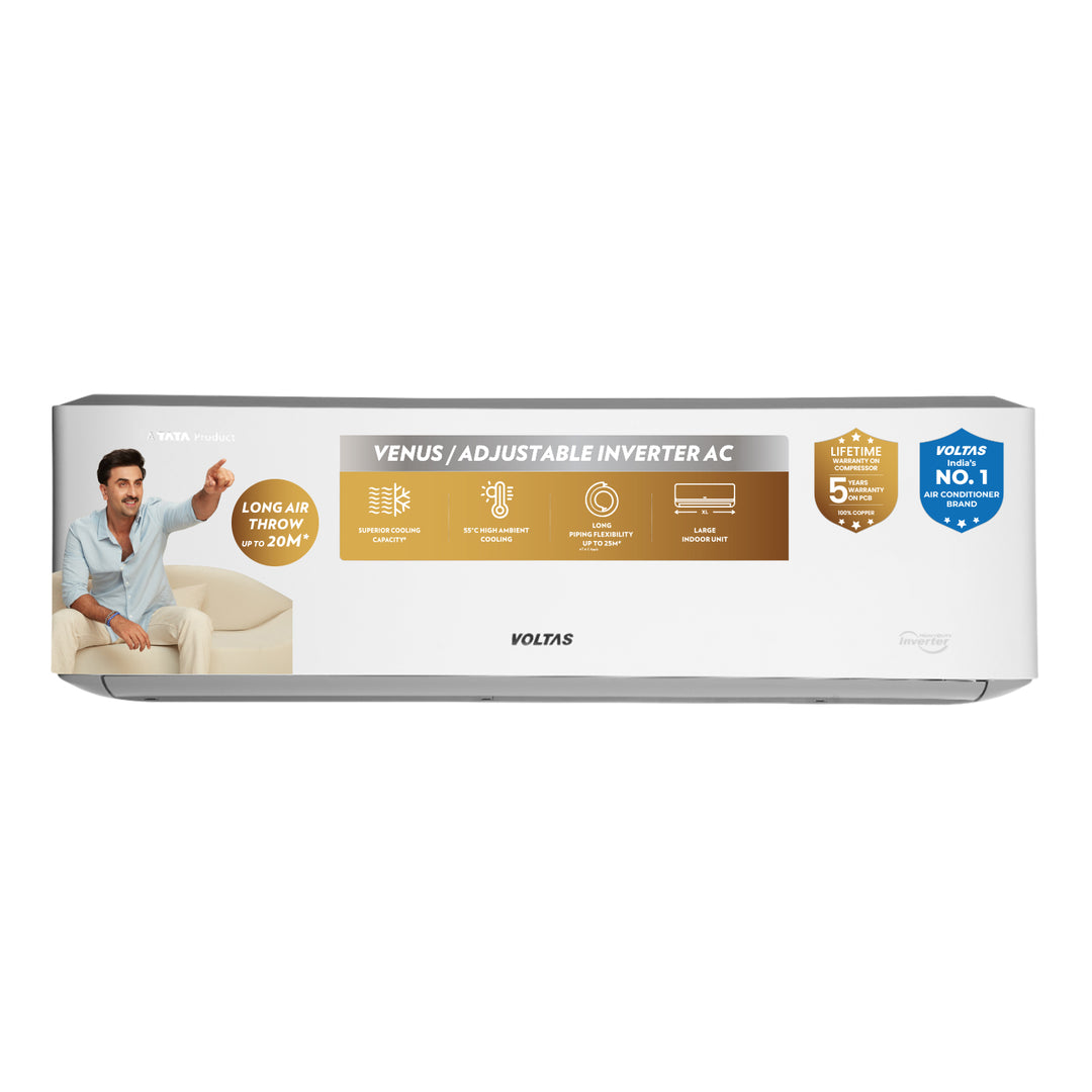 Voltas Split Air Conditioner, 1.5 Ton, 3 Star - 183FS Venus Luxe