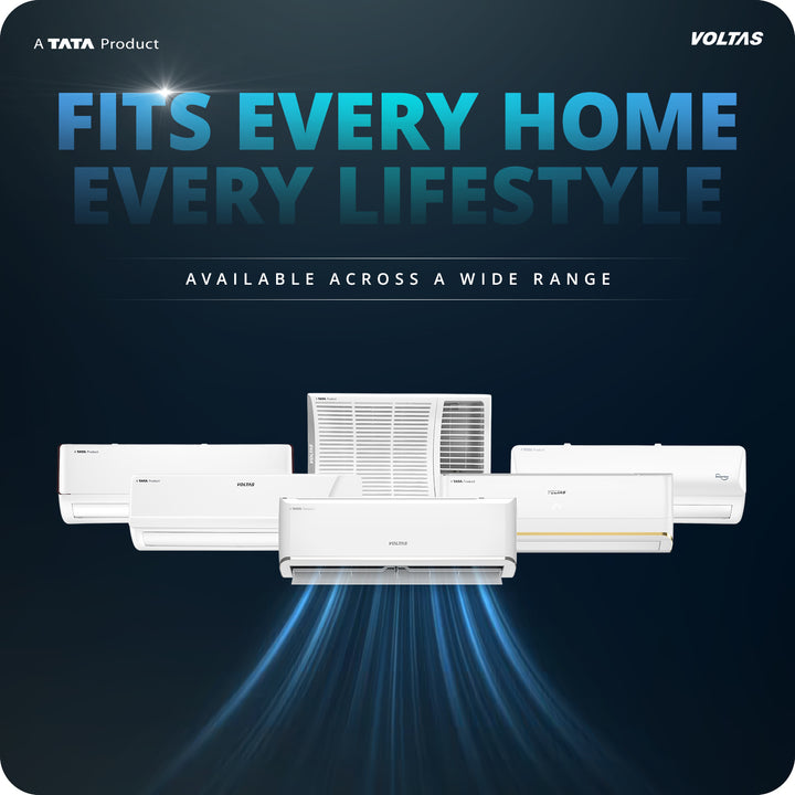 Voltas Window Air Conditioner, 1 Ton 2 Star - 122FS Platina-1