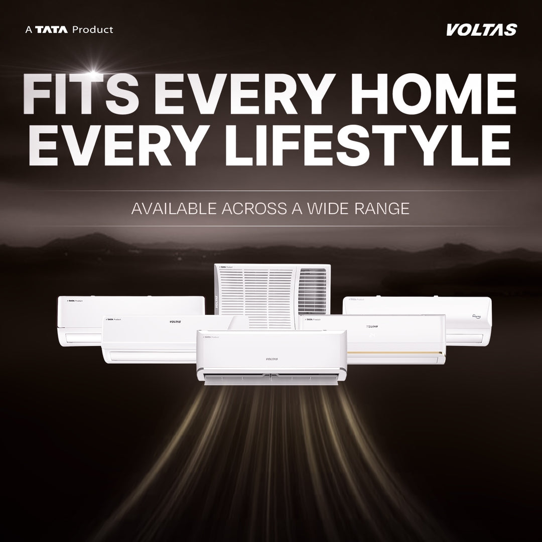 Voltas Split Air Conditioner, 1.5 Ton 3 Star - 183INV Vertis Leatherette AI Beige