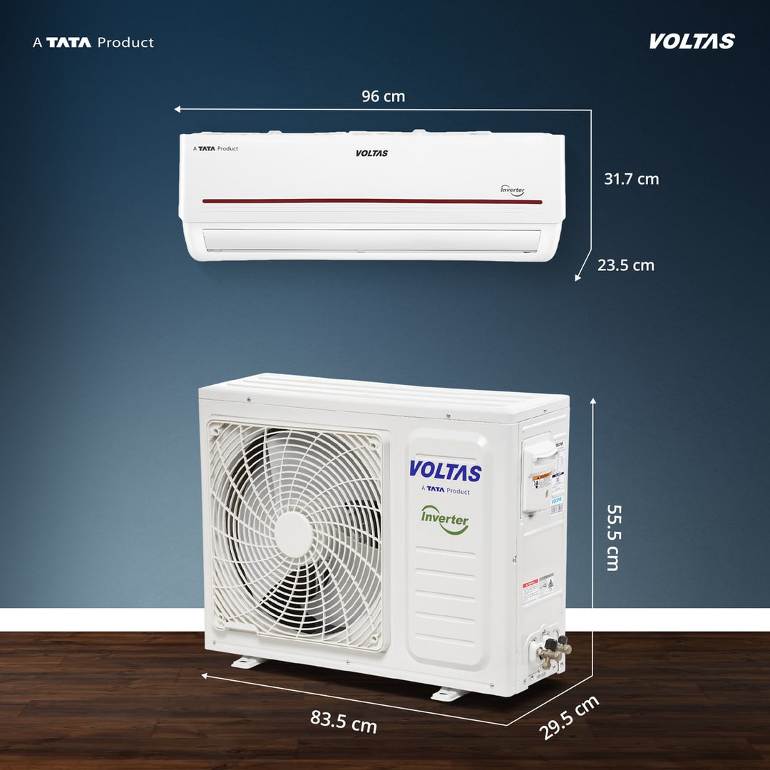 Voltas Split Air Conditioner, 1.5 Ton, 2 Star - 182FS Prism