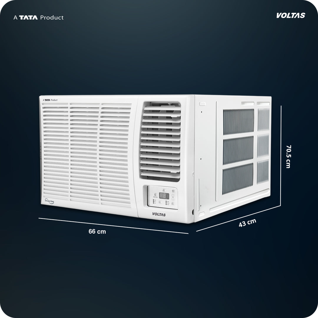 Voltas Window Air Conditioner, 1.5 Ton 3 Star - 183INV Elite