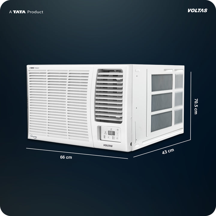 Voltas Window Air Conditioner, 1.5 Ton 3 Star - 183INV Elite