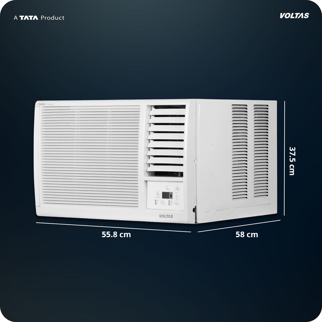 Voltas Window Air Conditioner, 1 Ton, 2 Star - 122FS Platina