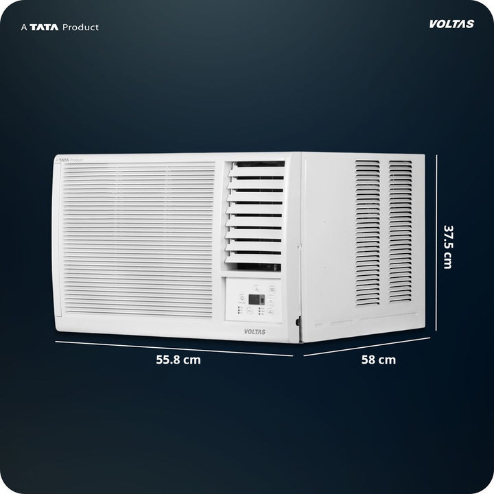 Voltas Window Air Conditioner, 1 Ton, 2 Star - 122FS Platina