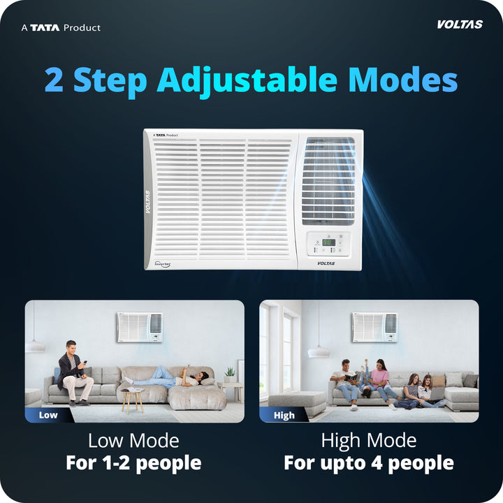 Voltas Window Air Conditioner, 1.5 Ton 3 Star - 183INV Elite