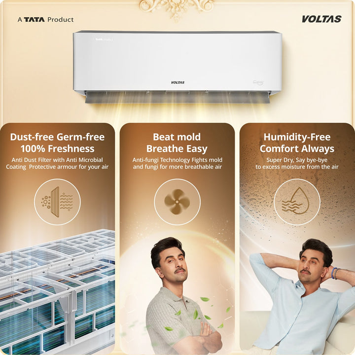 Voltas Split Air Conditioner, 1.5 Ton, 3 Star - 183INV Venus Luxe