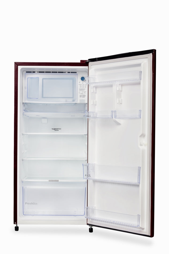 Voltas Beko 185 L, 3 Star, Single Door DC Refrigerator (Fressia Wine)