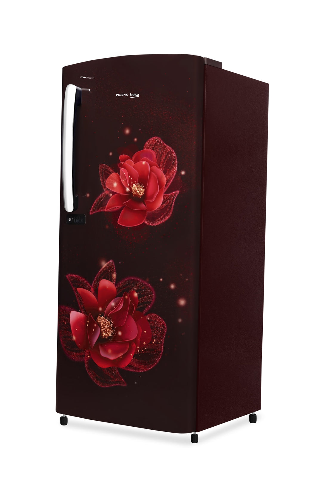 Voltas Beko 185 L, 3 Star, Single Door DC Refrigerator (Fressia Wine)