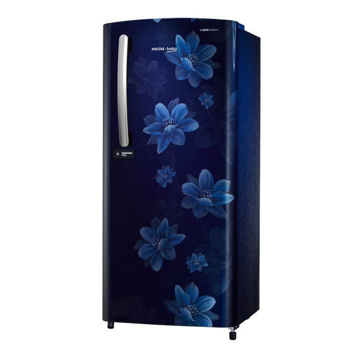 Voltas Beko 185 L, 1 Star, Single Door DC Refrigerator (Belus Blue)