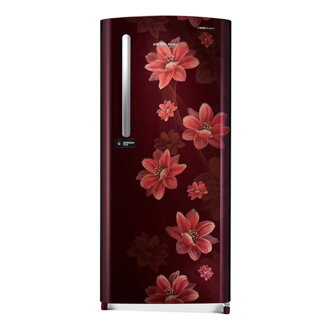 Voltas Beko 185 L, 1 Star, Single Door DC Refrigerator (Belus Wine)
