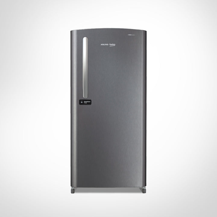 Voltas Beko 185 L, 1 Star, Single Door DC Refrigerator (Silver)